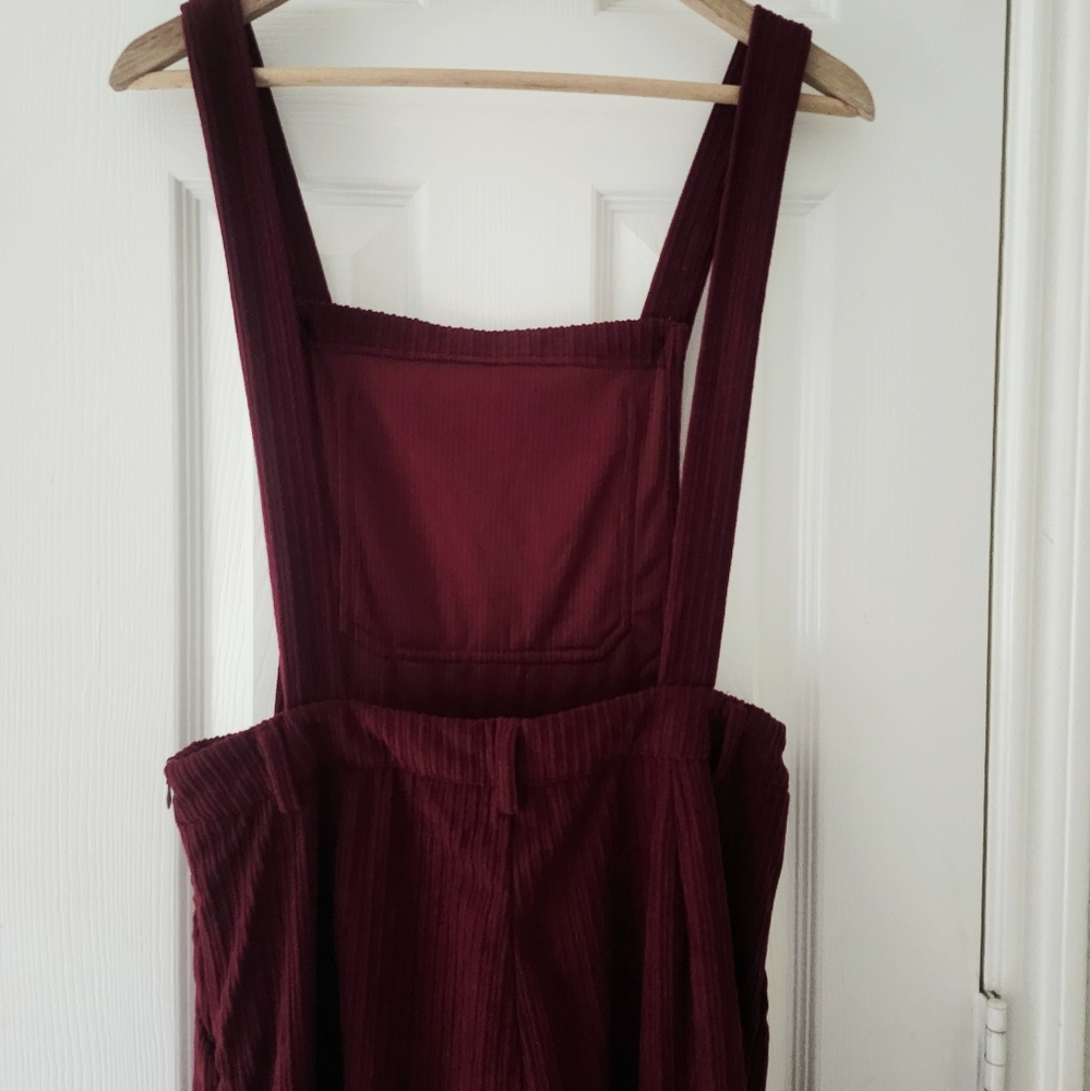 Cider Burgundy Overall Jumpsuit - Picture 12 of 16